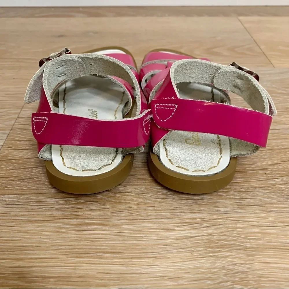 Salt Water Baby Girl Size 7 Pink Sandals